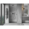Mexen Mist-B swing shower doors 90 cm, transparent, gun metal - 8A2-090-000-95-00