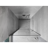 Mexen Mist-B swing shower doors 90 cm, transparent, gun metal - 8A2-090-000-95-00