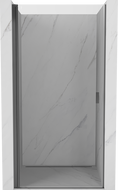 Mexen Mist-B swing shower doors 90 cm, transparent, gun metal - 8A2-090-000-95-00