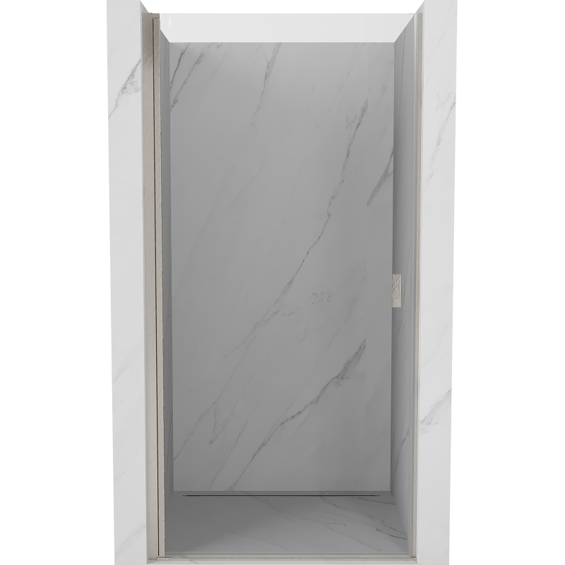 Mexen Mist-B tilting shower door 90 cm, transparent, brushed nickel - 8A2-090-000-97-00