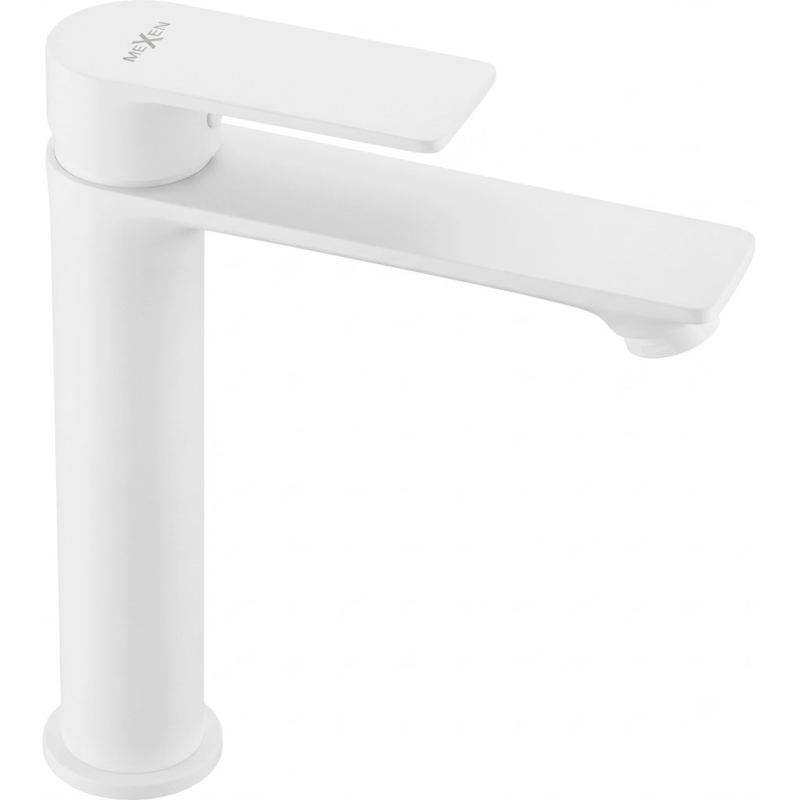 Mexen Royo tall white washbasin faucet - 72210-20
