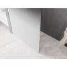 Mexen Kioto L Walk-in Shower Screen 70 x 200 cm, White Ombre 8 mm, White - 800-070-103-20-86