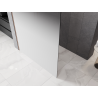 Mexen Kioto L Walk-in Shower Wall 120 x 200 cm, White Ombre 8 mm, Brushed Copper - 800-120-103-65-86