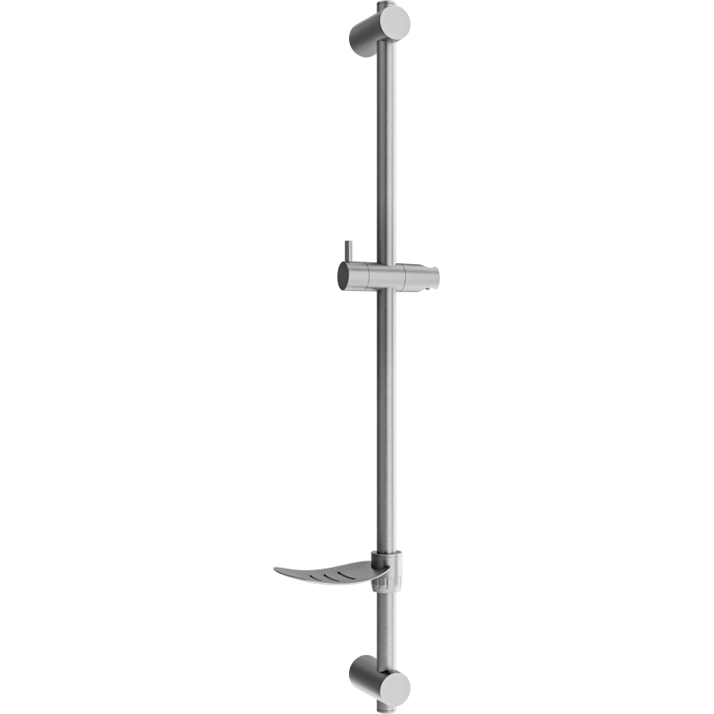 Mexen DF shower rod with soap dish 80 cm, graphite - 79382-66