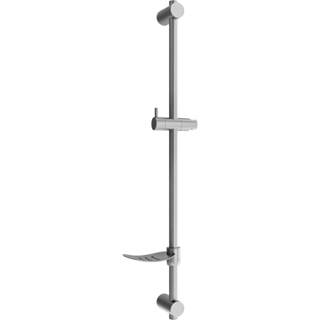 Mexen DF shower rod with soap dish 80 cm, graphite - 79382-66