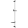 Mexen DF shower rod with soap dish 80 cm, brushed gun gray - 79382-66