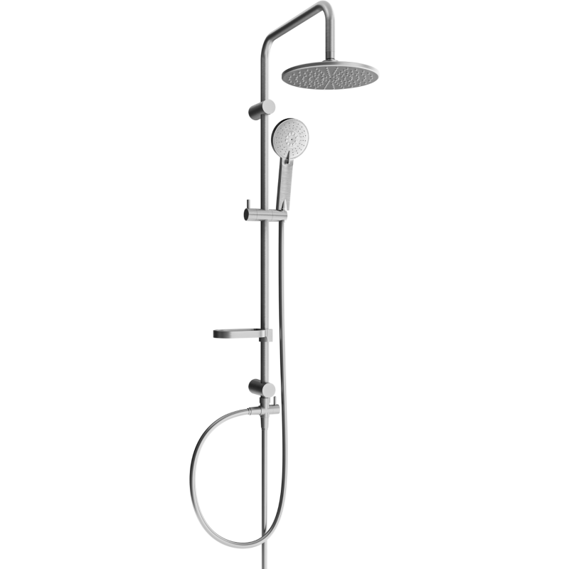 Mexen X40 shower column, graphite - 7984040091-66