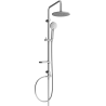 Mexen X40 shower column, brushed gun gray - 7984040091-66