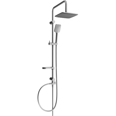 Mexen X62 shower column, brushed gun gray - 798626291-66