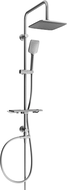 Mexen T62 shower column, brushed gun gray - 798626293-66