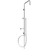 Mexen X shower column, brushed gun gray - 7939199-66
