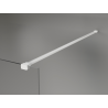 Mexen Kioto+ shower wall with shelf Walk-in 80 x 200 cm, white ombre 8 mm, white - 800-080-121-20-86
