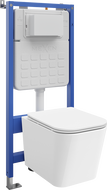 Mexen Teo concealed WC set Tex Slim with Tornado WC bowl and soft-close seat, white - 610030850600T