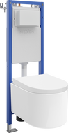 Mexen Sofia concealed WC set narrow frame, corner Tex W with Tornado WC bowl and soft-closing seat, white - 610530540200T