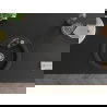 Mexen Diego 1-compartment granite sink with kitchen mixer tap Telma, Black/Gold - 6512-75-670200-70