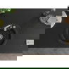 Mexen Diego 1-compartment granite sink with kitchen mixer tap Telma, Black - 6512-77-670200-00