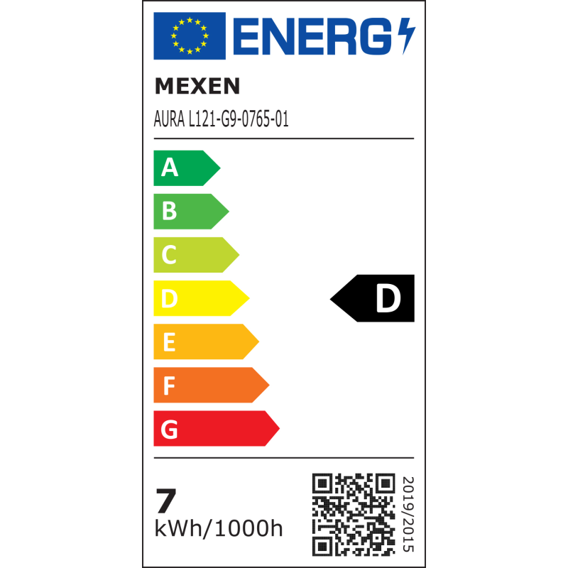 Mexen Aura LED Bulb G9, 7W, Cool - 6500K, 980 lm - L121-G9-0765-01