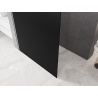 Mexen Kioto L Walk-in shower wall 70 x 200 cm, black ombre 8 mm, brushed nickel - 800-070-103-97-76