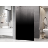 Mexen Kioto L Walk-in Shower Wall 90 x 200 cm, Black Ombre 8 mm, Brushed Nickel - 800-090-103-97-76