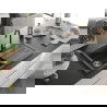 Mexen Bruno 1-compartment granite sink with a drip tray and kitchen mixer tap Telma, Spotted black - 6513-76-670200-76
