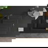 Mexen Bruno 1-compartment granite sink with a drip tray and kitchen mixer tap Telma, Black - 6513-77-670200-70