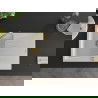 Mexen Cesar 1-compartment granite sink with a drip tray and kitchen mixer tap Telma, White - 6514-20-670200-50