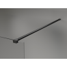 Mexen Kioto+ Walk-in Shower Wall with Shelf 90 x 200 cm, Black Ombre 8 mm, Black - 800-090-121-70-76