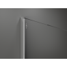 Mexen Kioto+ shower wall with shelf Walk-in 120 x 200 cm, bronze 8 mm, chrome - 800-120-121-01-32