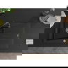 Mexen Cesar 1-compartment granite sink with a drip tray and kitchen mixer tap Telma, Black - 6514-77-670200-70