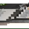 Mexen Andres 1.5-compartment granite sink with a drip tray and kitchen mixer tap Telma, White - 6515-20-670200-00