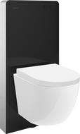 Mexen Lena surface-mounted WC set Tex Air G pneumatic frame with Tornado WC bowl and white soft-close seat - 615030220200TA-70