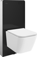 Mexen Madox WC Surface-Mounted Set with Pneumatic Frame Tex Air G, WC Bowl, and Soft-Close Seat, White - 615030154000A-70