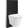 Mexen Rico Wall-Mounted WC Set with Tex Air G Pneumatic Frame, WC Bowl and Soft-Close Seat, White - 615030720300A-70