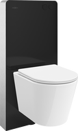 Mexen Rico Tex Air G Pneumatic Frame Surface Mounted WC Set with Tornado WC Bowl and Soft-Closing White Seat - 615030720300TA-70