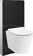 Mexen Rico WC Surface-Mounted Set Tex Air G Pneumatic Frame with Tornado Toilet Bowl and Soft-Close White Seat