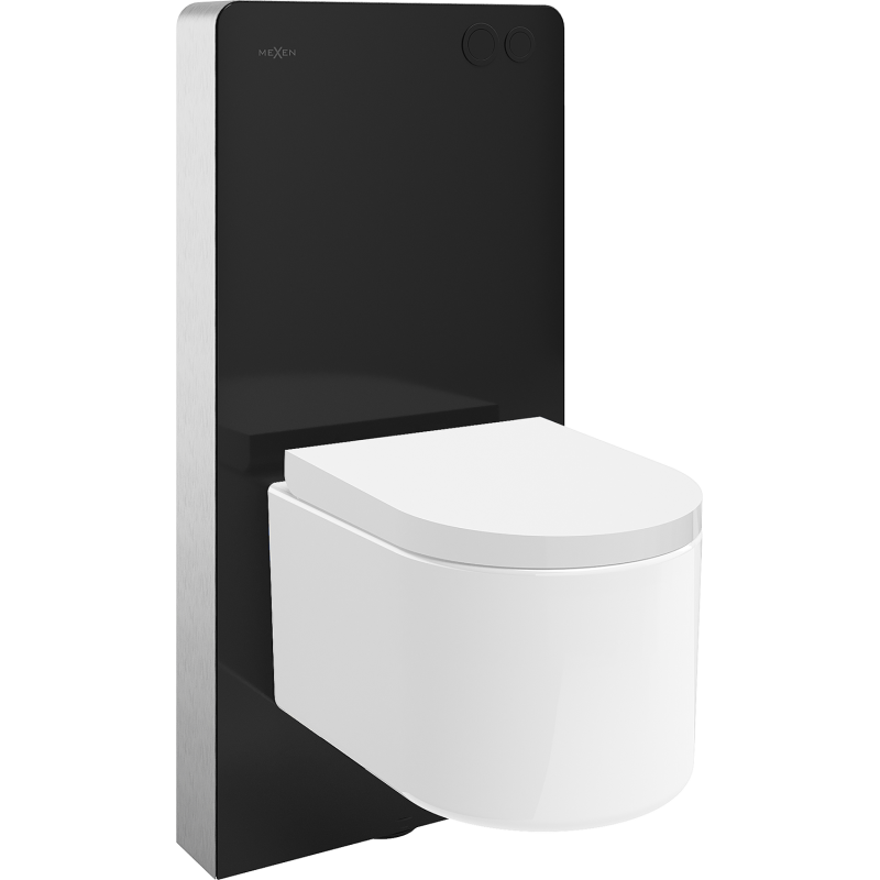 Mexen Sofia WC surface-mounted set pneumatic frame Tex Air G with toilet bowl and soft-closing seat, white - 615030540200A-70