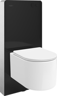 Mexen Sofia Tex Air G pneumatic frame surface-mounted WC set with toilet bowl and soft-close seat, white - 615030540300A-70