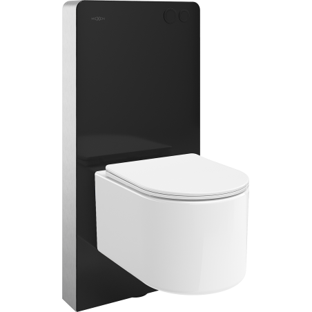 Mexen Sofia surface-mounted WC set Tex Air G pneumatic frame with WC bowl Tornado and soft-close seat, white - 615030540300TA