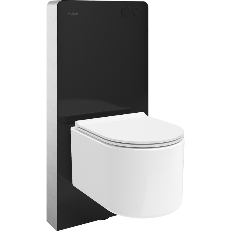 Mexen Sofia WC Surface-Mounted Unit Pneumatic Frame Tex Air G with Tornado WC Bowl and Soft-Close Seat, White - 615030540500TA