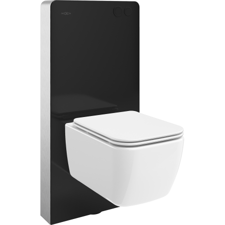 Mexen Stella WC Surface-Mounted Set Tex Air G Pneumatic Frame with WC Bowl and Soft-Close Seat, White - 615030680900A-70