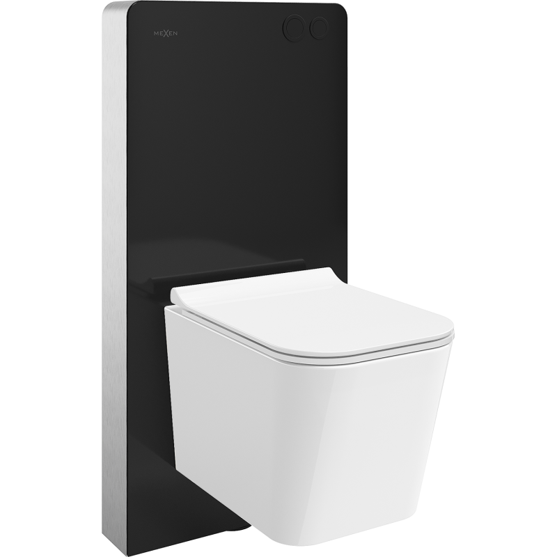 Mexen Teo WC Surface Mount Set Tex Air G with Tornado WC Bowl and Soft-Close Seat, White - 615030850700TA-70