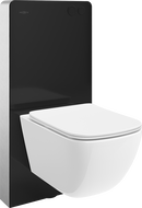 Mexen Timo surface-mounted WC set with pneumatic frame Tex Air G with Tornado WC bowl and soft-close seat, white -