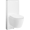Mexen Carmen Surface Mounted WC Set with Tex Air G Pneumatic Frame, WC Bowl and Soft-Close Seat, White - 615030880200A-20