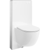 Mexen Lena surface mounted WC set with Tex Air G pneumatic frame, toilet bowl and soft-close seat, white - 615030220300A-20