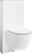 Mexen Lena Surface-mounted WC set with Tex Air G pneumatic frame, WC bowl, and soft-close seat, white - 615030224000A-20