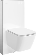 Mexen Madox WC Surface Mounted Set Pneumatic Frame Tex Air G with Toilet Bowl and Soft-Close Seat, White - 615030154000A-20
