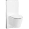 Mexen Rico WC Surface-mounted Set with Tex Air G Pneumatic Frame, Tornado Toilet Bowl, and Soft-close Seat, White