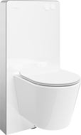 Mexen Rico WC Surface Mount Kit with Pneumatic Frame Tex Air G with Toilet Bowl and Soft-Close Seat, White - 615030724000A-20