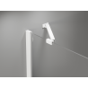 Mexen Mist-B swing shower door 100 cm, transparent, white - 8A2-100-001-20-00