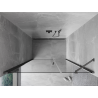 Mexen Mist-B swing shower door 100 cm, transparent, gun gray brushed - 8A2-100-001-66-00